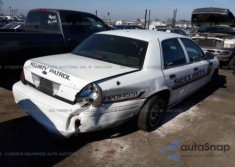 2005 Ford Crown Victoria Police from USA, damaged, VIN 2FAHP71W25X153648